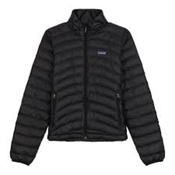 Patagonia Jackets & Blazers - Patagonia Women's Down Sweater Puffer Jacket Black Coat SZ SMALL Winter EUC